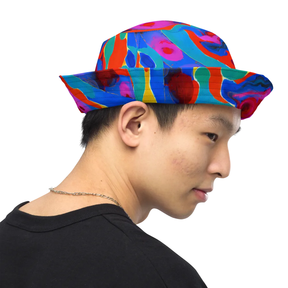 Irvin Rhapsody on Reversible Bucket Hat — Right Outside