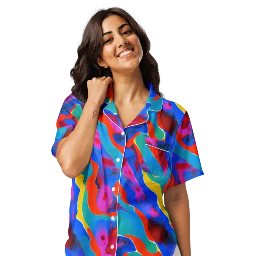 Irvin Rhapsody on a Women's Short Sleeve Pajama Top