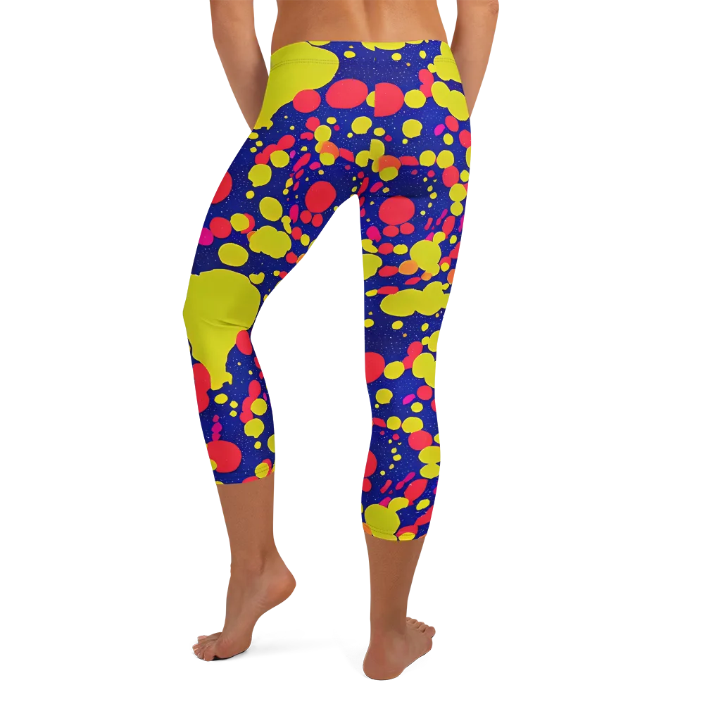 Void Visions on Capri Leggings — Back