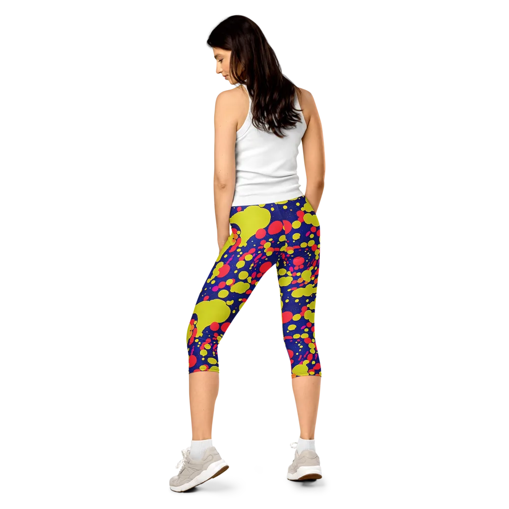 Void Visions on Capri Leggings — Back