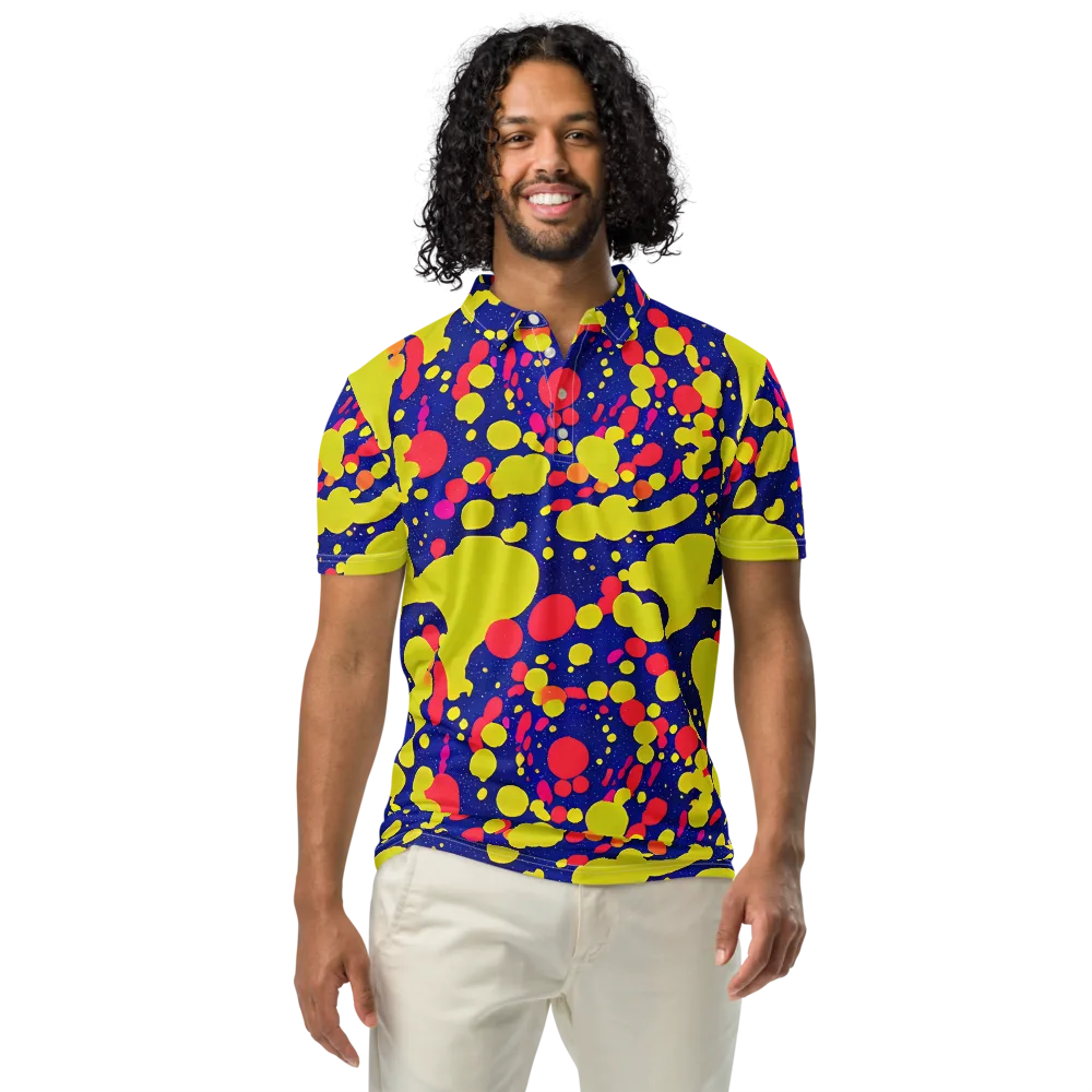 Void Visions on Men's Slim Fit Polo Shirt — Front