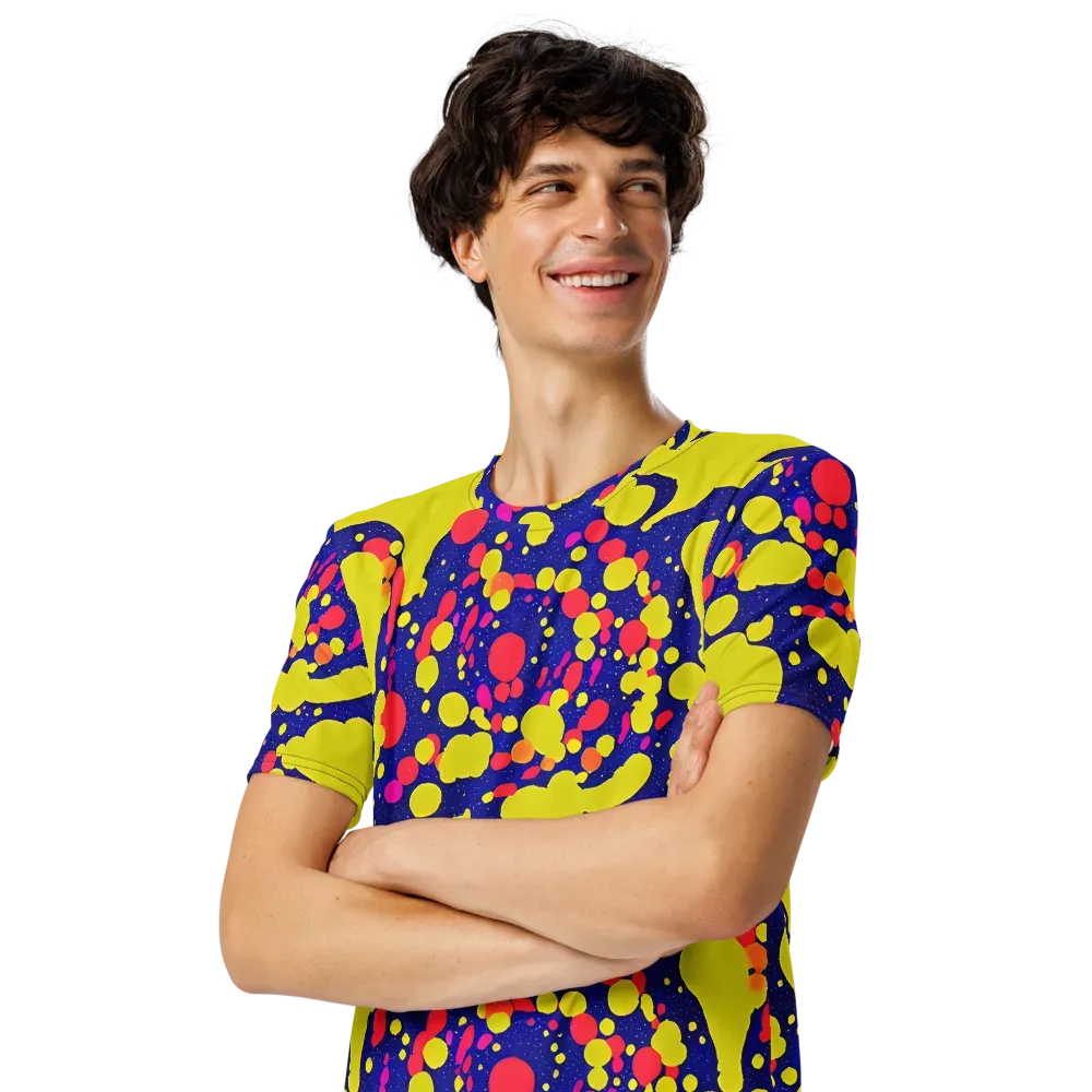 Void Visions on Men's Crew Neck T-Shirt — Left Front