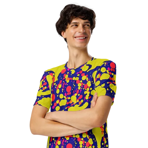 Void Visions on a Men's Crew Neck T-Shirt