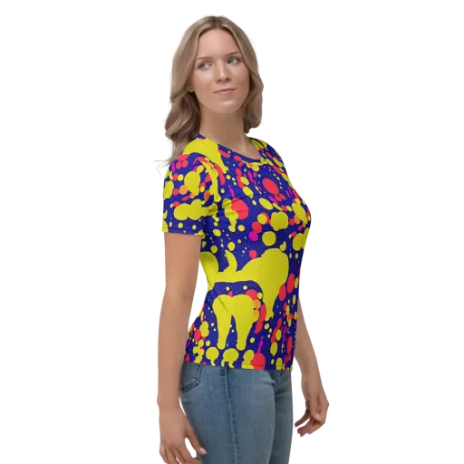 Void Visions on a Women's Crew Neck T-Shirt