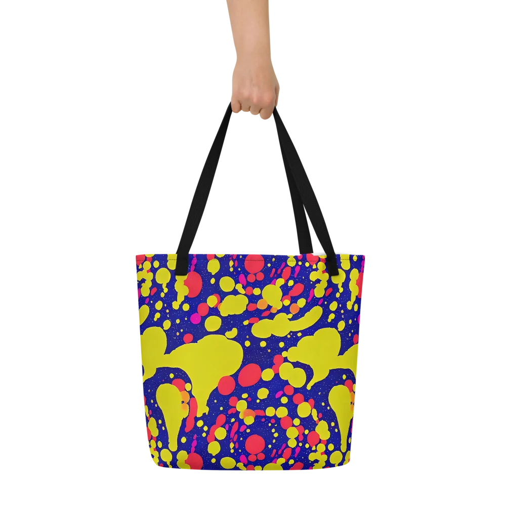 Void Visions on Large Tote Bag W/ Pocket — Front