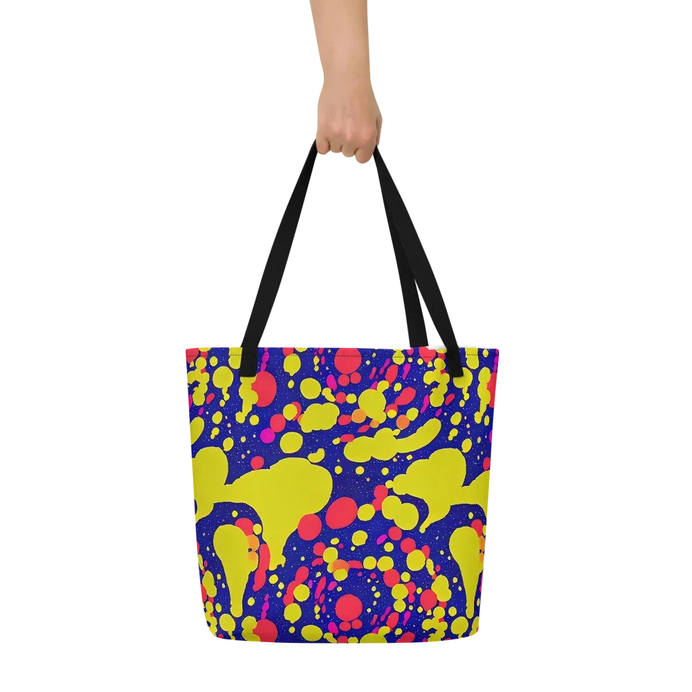Void Visions on Large Tote Bag W/ Pocket — Front