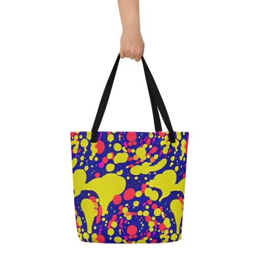 Void Visions on a Large Tote Bag W/ Pocket