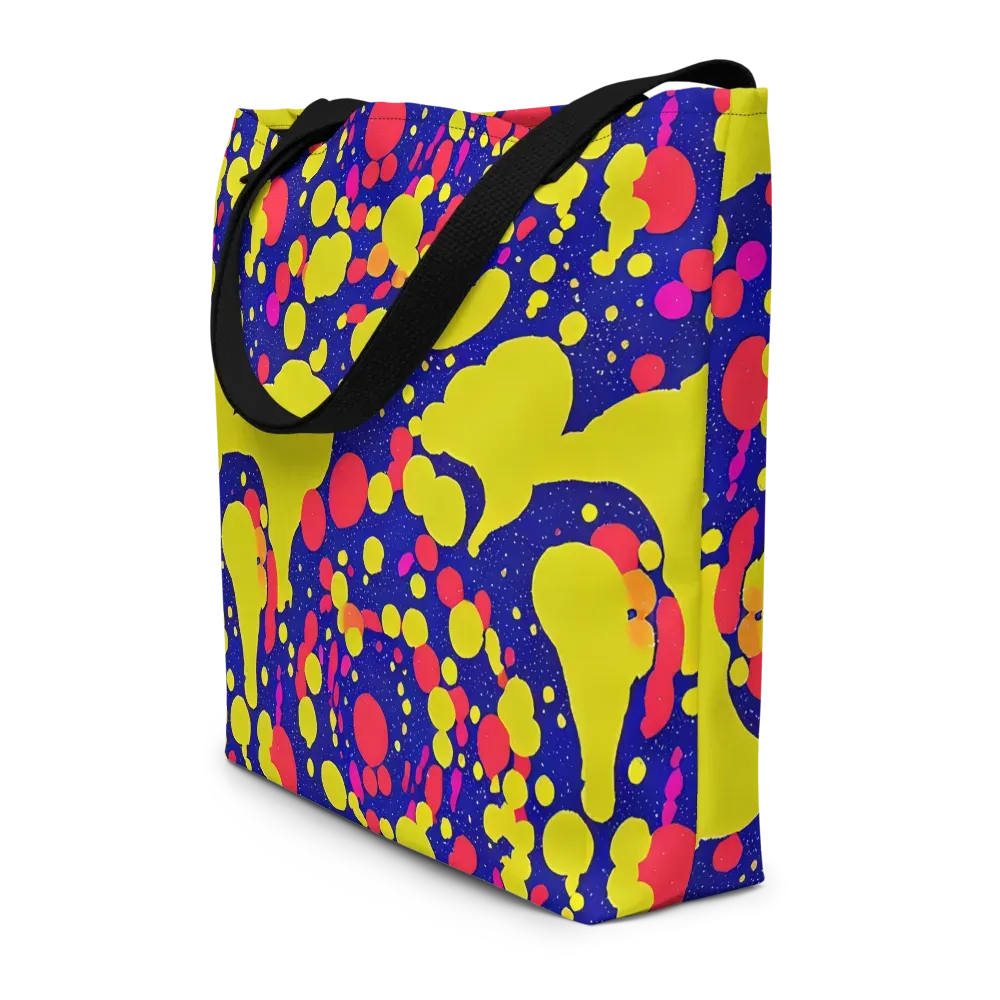 Void Visions on Large Tote Bag W/ Pocket — Front