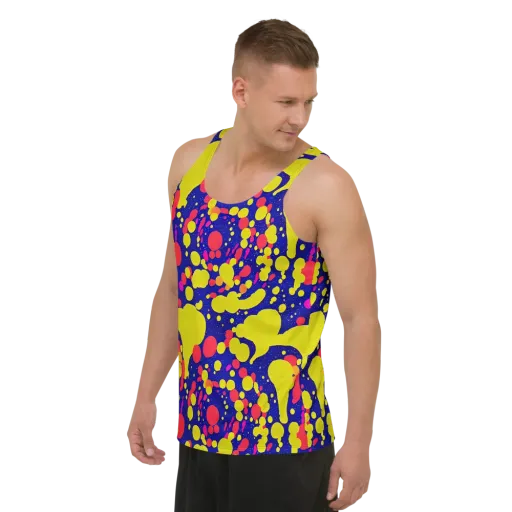 Void Visions on a Men's Tank Top