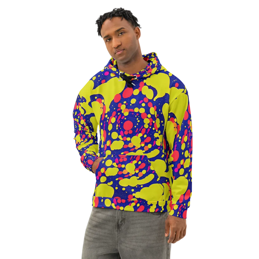 Void Visions on Cotton Hoodie — Left Front