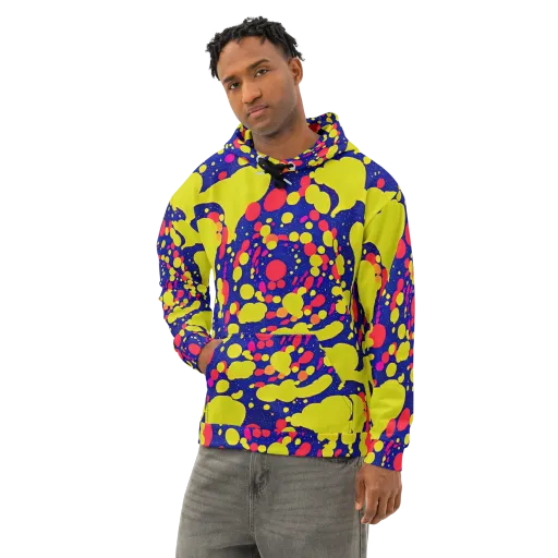 Void Visions on a Cotton Hoodie