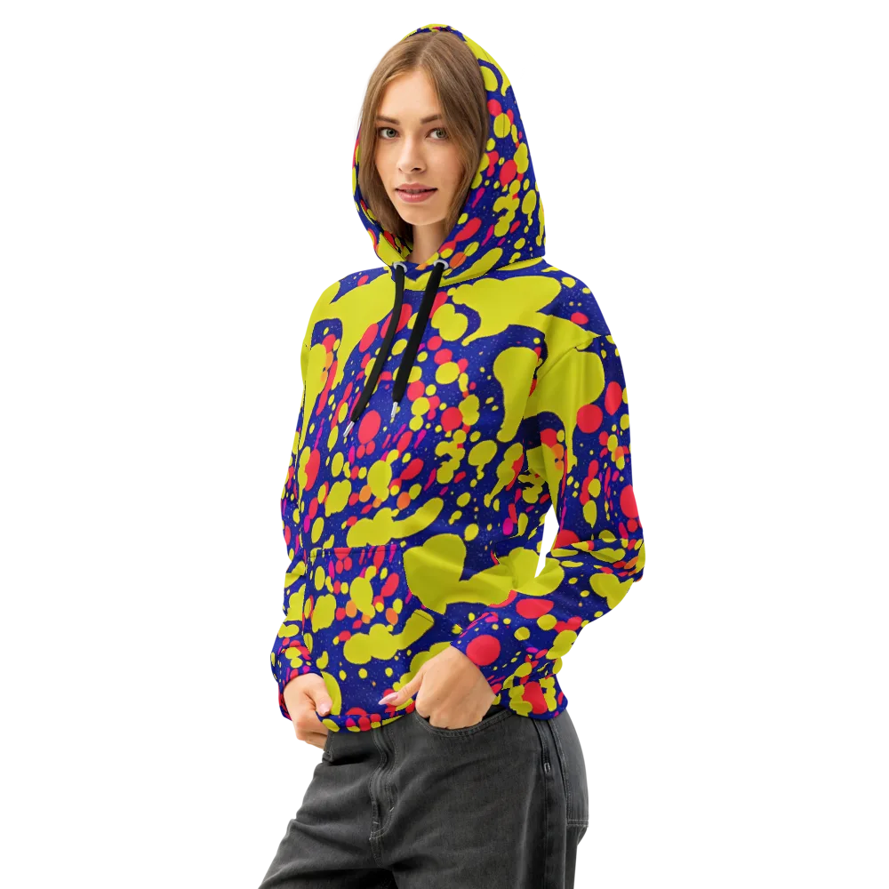 Void Visions on Cotton Hoodie — Left Front