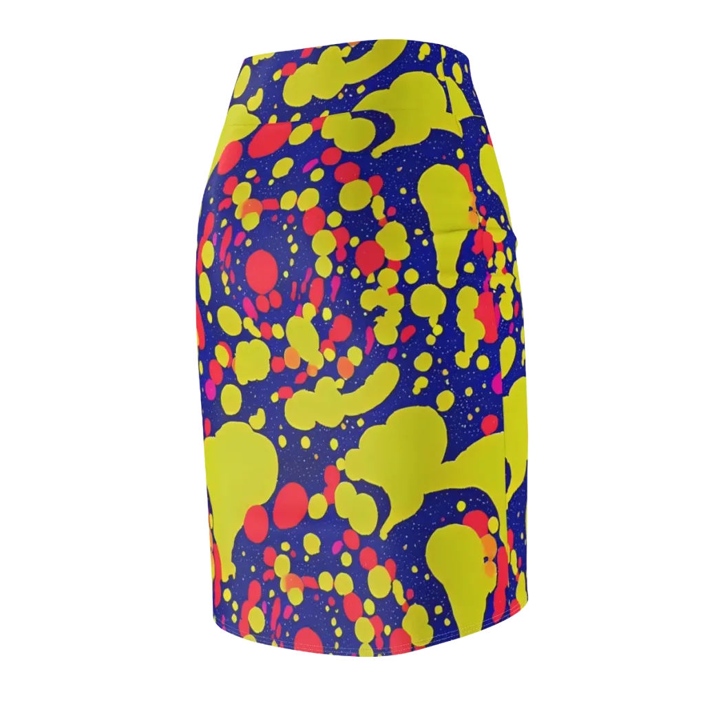 Void Visions on Pencil Skirt — Back Side