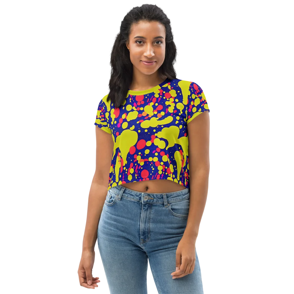Void Visions on Crop Tee — Front