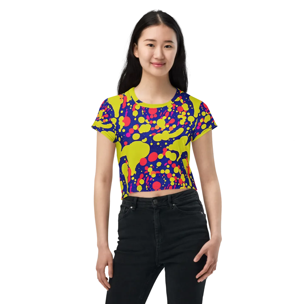 Void Visions on Crop Tee — Front