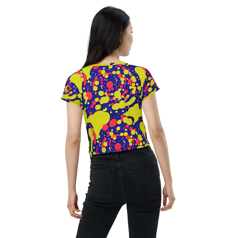 Void Visions on Crop Tee — Back