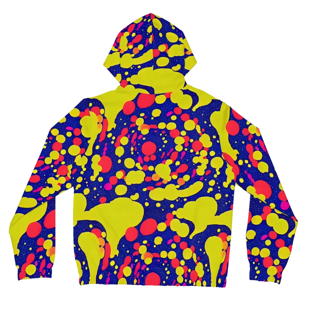 Void Visions on Women's Full-Zip Hoodie — Back