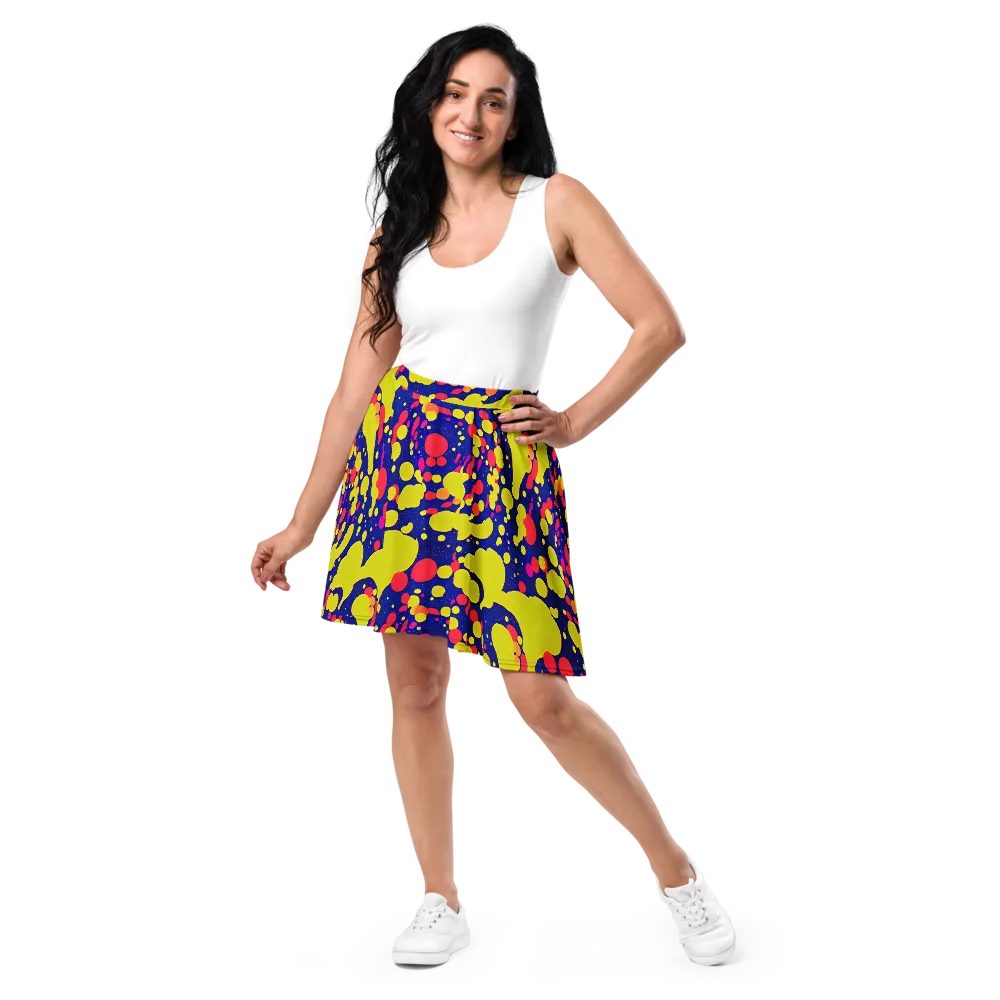 Void Visions on Skater Skirt — Front