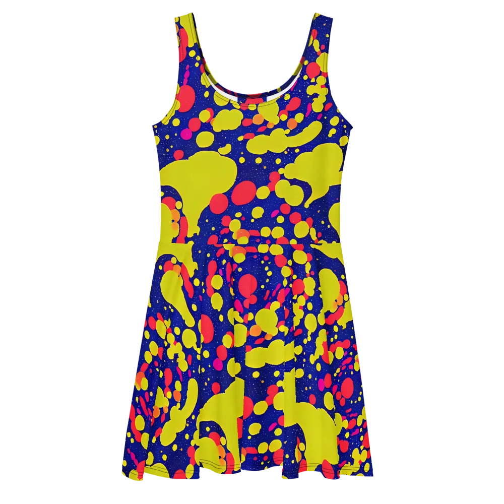 Void Visions on Skater Dress — Front