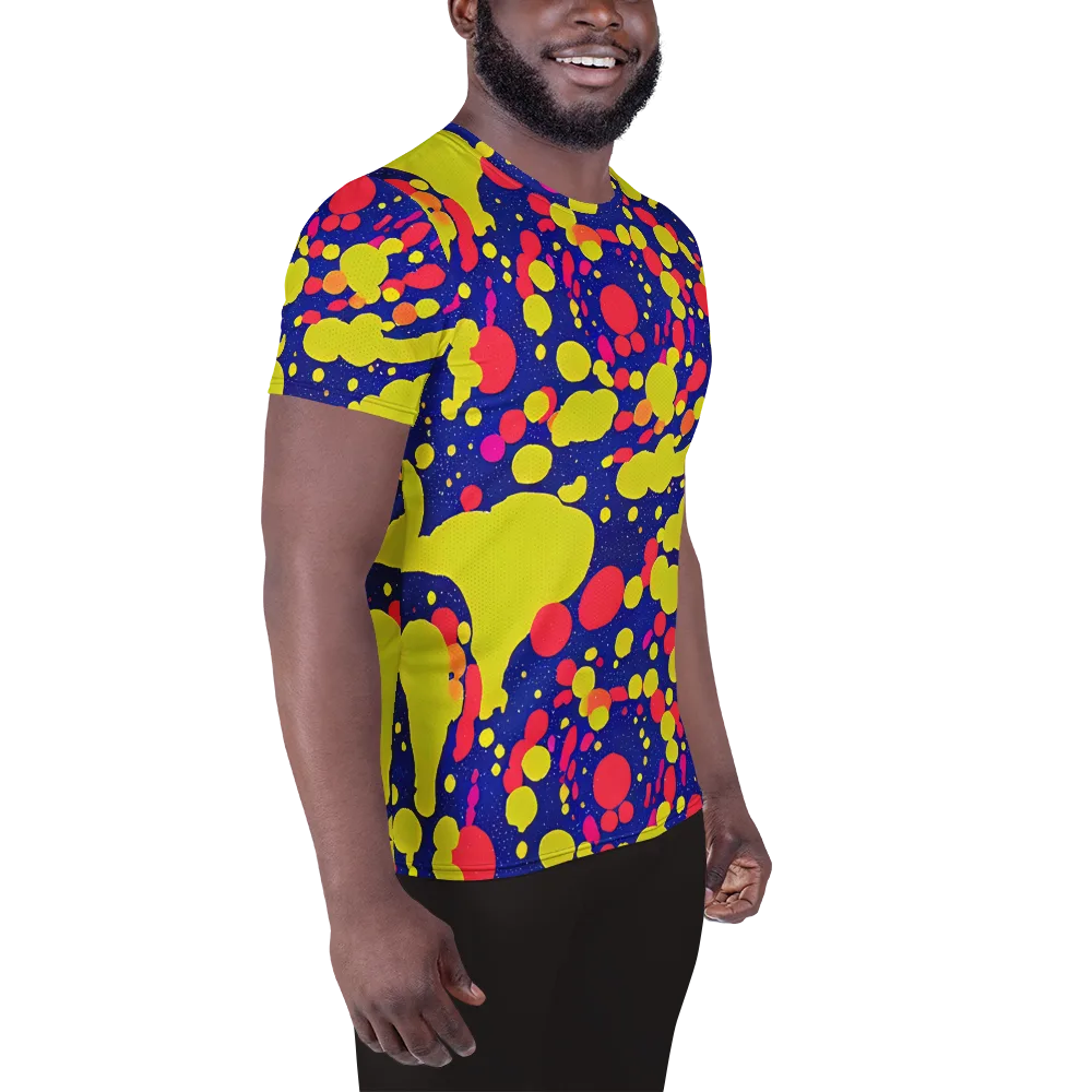 Void Visions on Men's Athletic T-Shirt — Right
