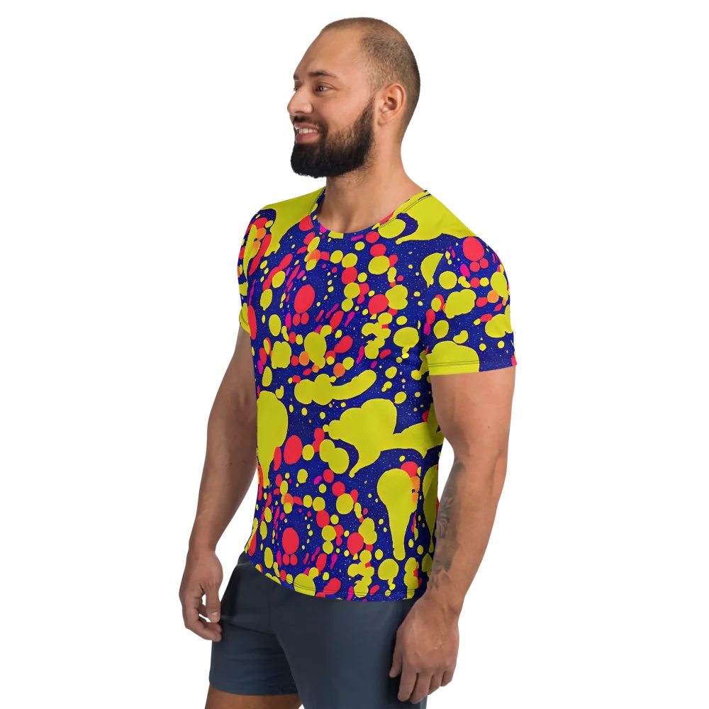 Void Visions on Men's Athletic T-Shirt — Left