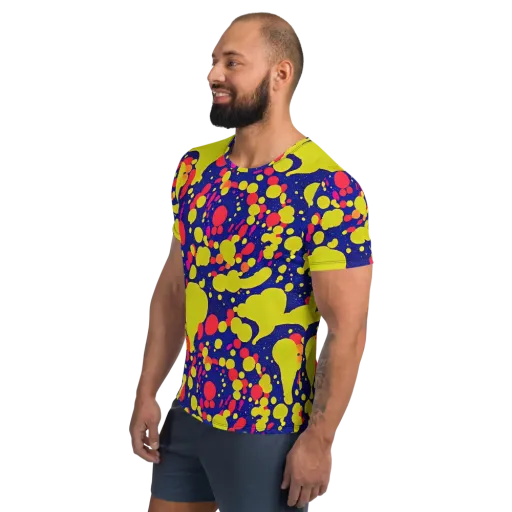 Void Visions on a Men's Athletic T-Shirt
