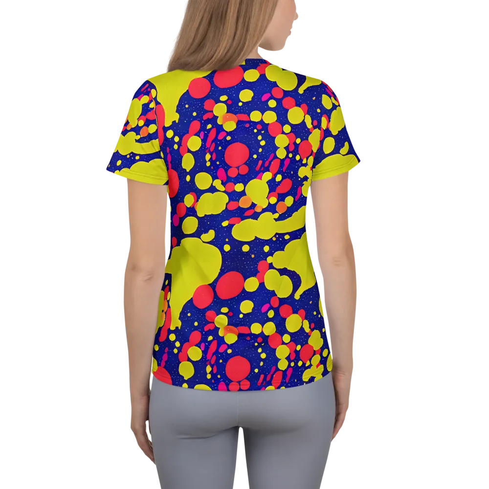 Void Visions on Women's Athletic T-Shirt — Back