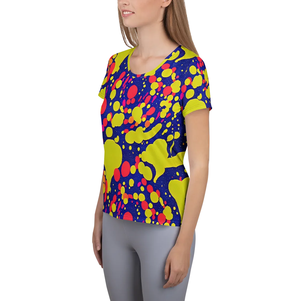 Void Visions on Women's Athletic T-Shirt — Left