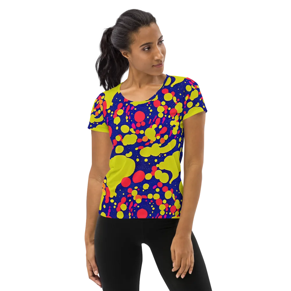 Void Visions on Women's Athletic T-Shirt — Front