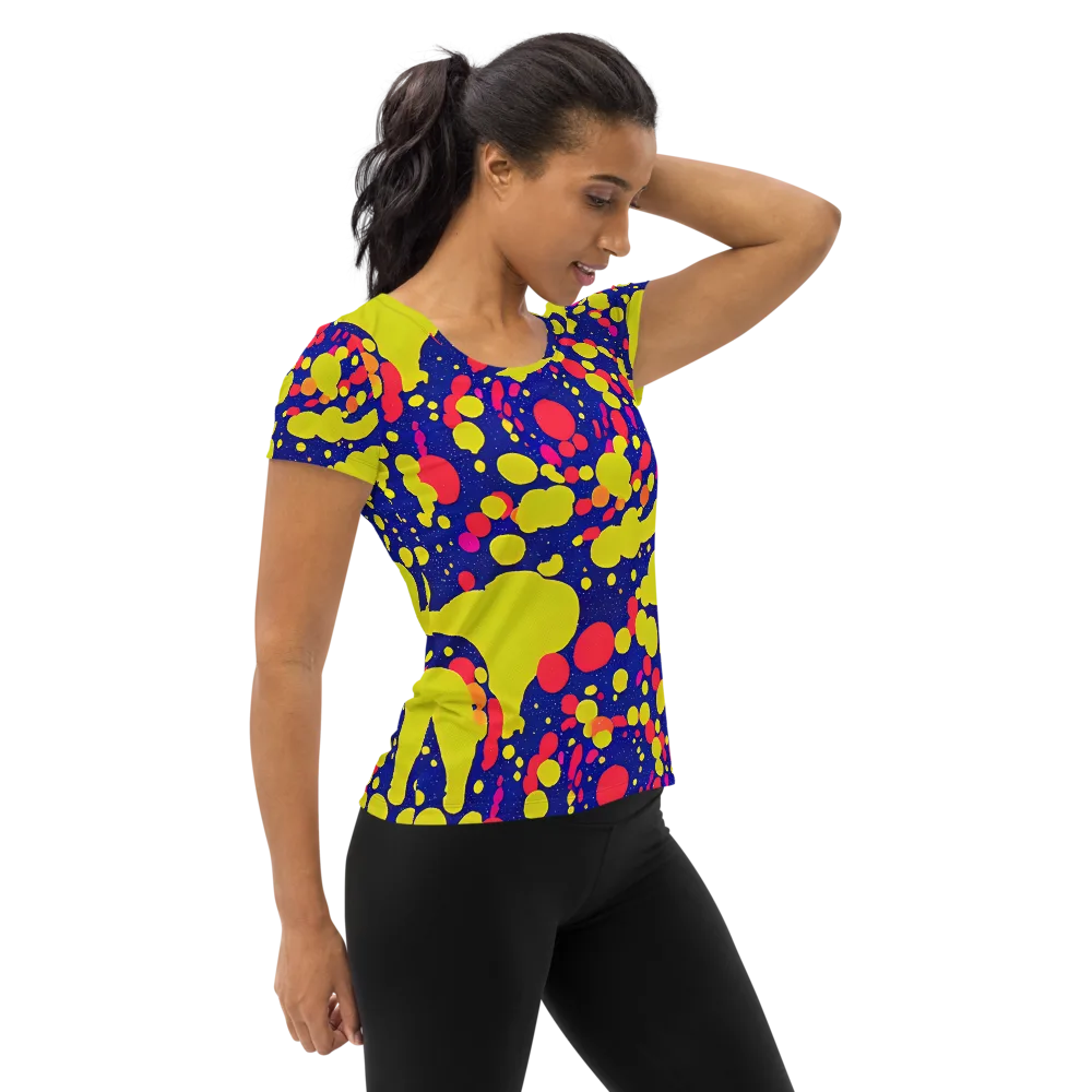 Void Visions on Women's Athletic T-Shirt — Right