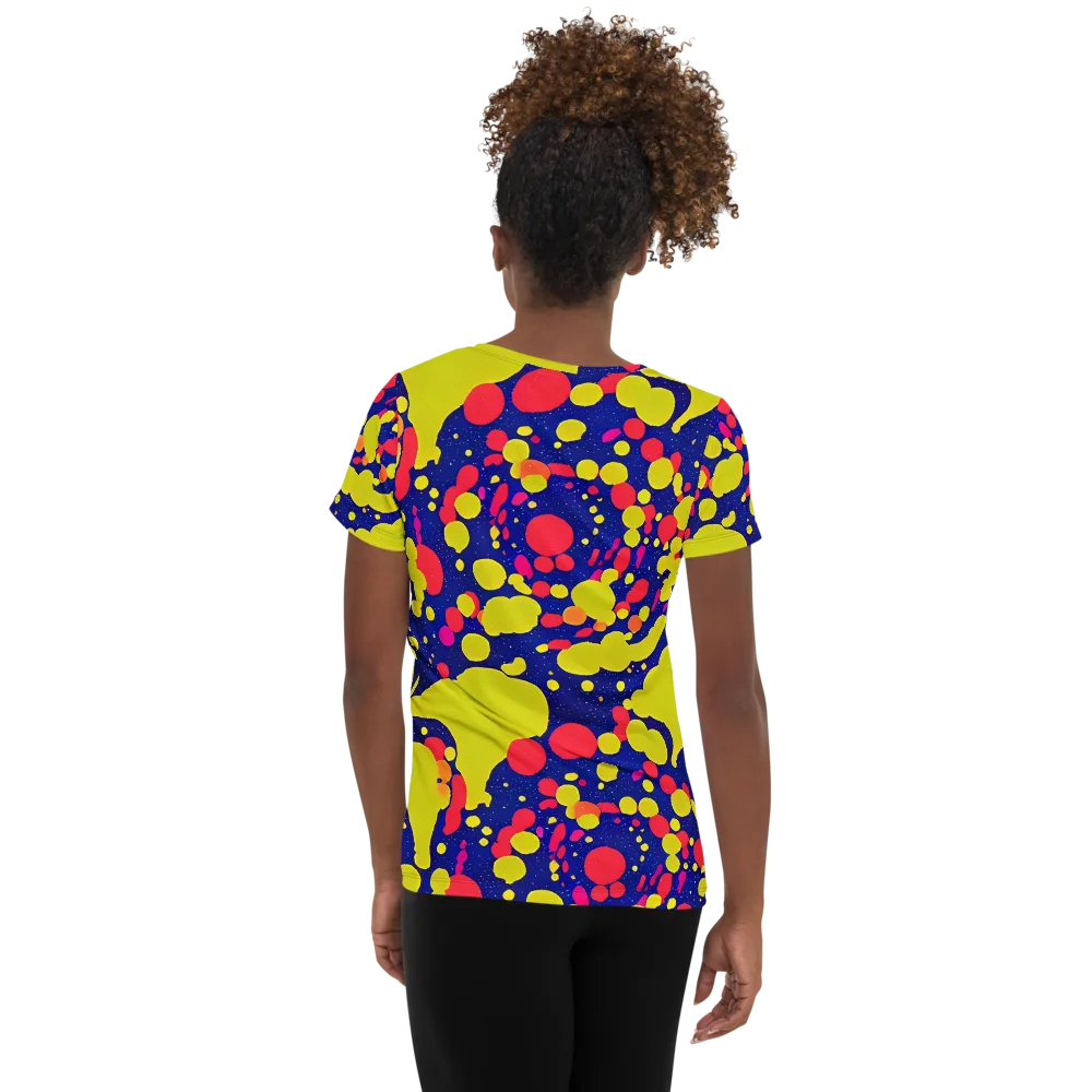 Void Visions on Women's Athletic T-Shirt — Back