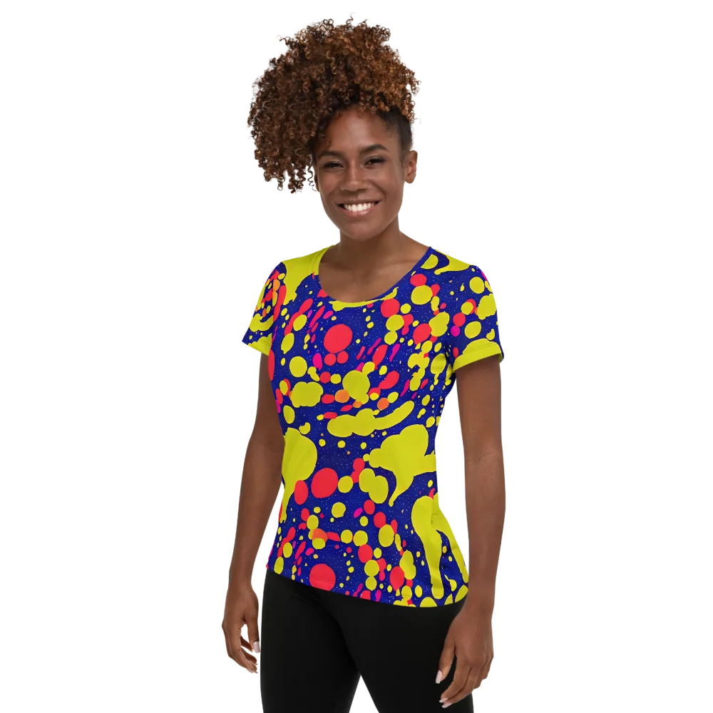 Void Visions on Women's Athletic T-Shirt — Left