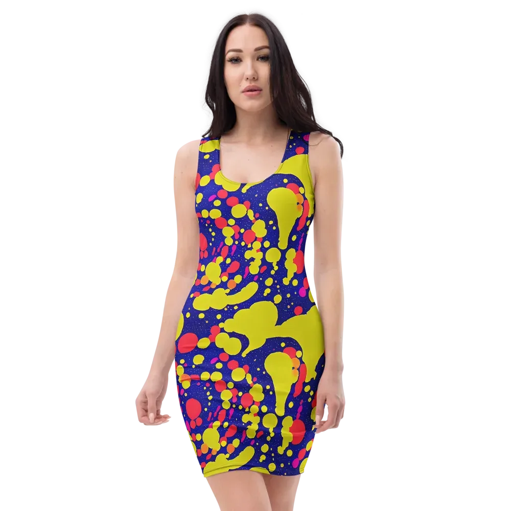 Void Visions on Bodycon Dress — Front
