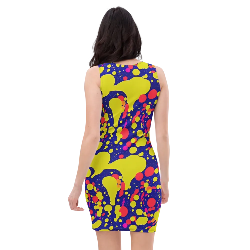 Void Visions on Bodycon Dress — Back