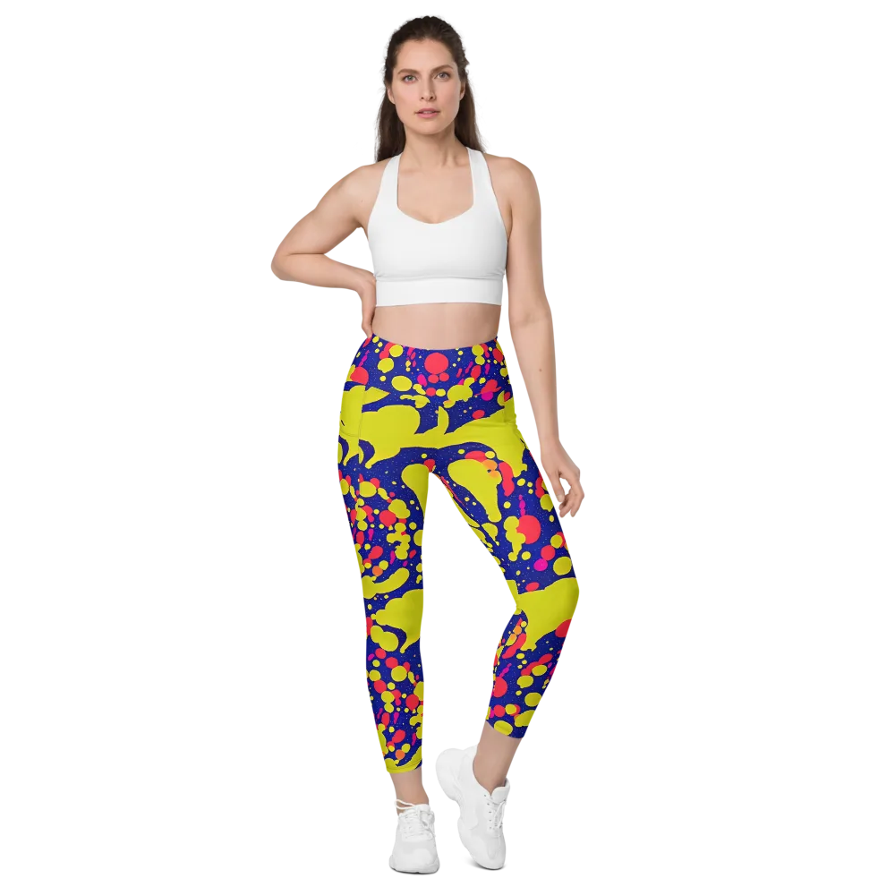 Void Visions on Leggings with Pockets — Front