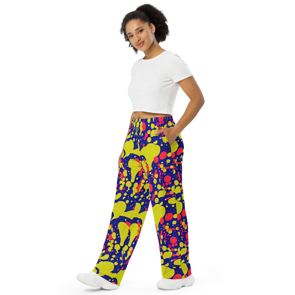 Void Visions on Wide-Leg Pants — Left Front