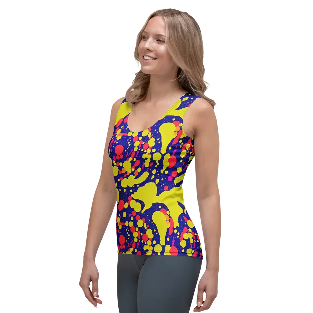 Void Visions on Women's Tank Top — Left Front