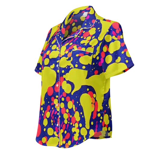 Void Visions on a Women's Short Sleeve Pajama Top