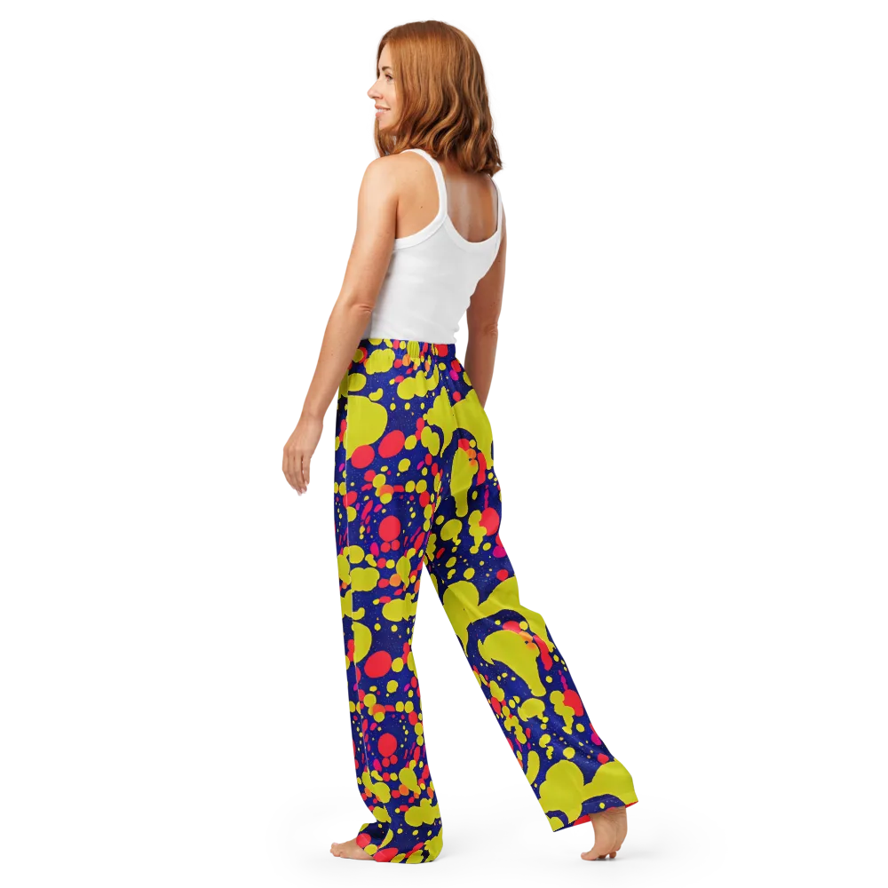 Void Visions on Women's Pajama Pants — Back