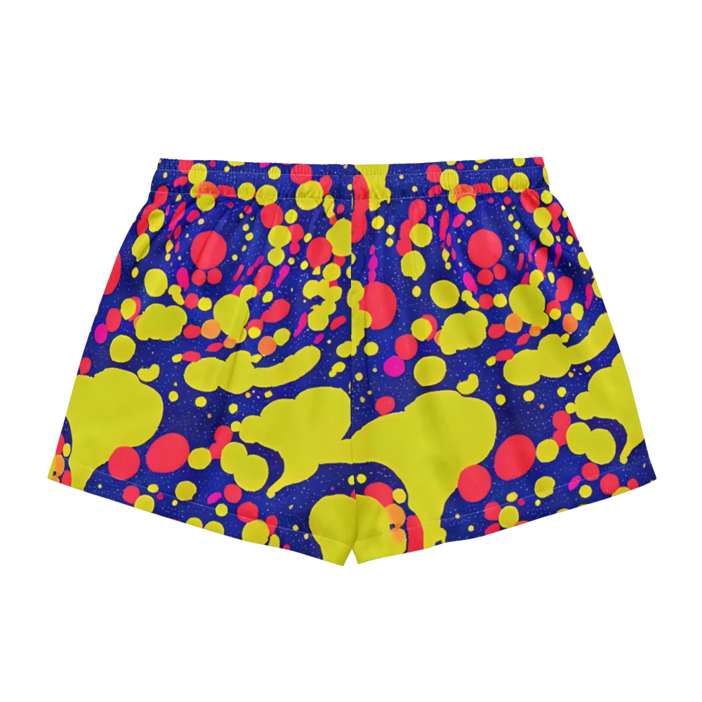 Void Visions on Women's Pajama Shorts — Back