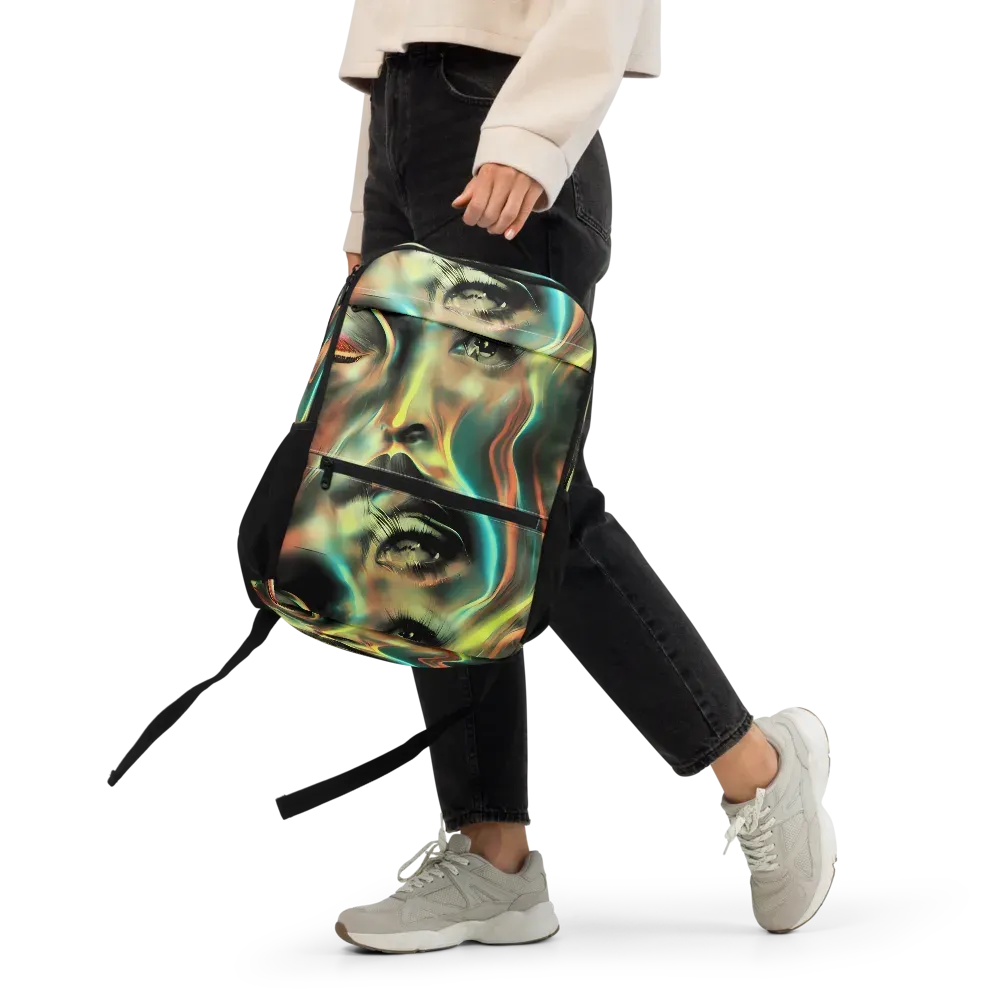 Newtonian Visage on Utility Backpack — Front