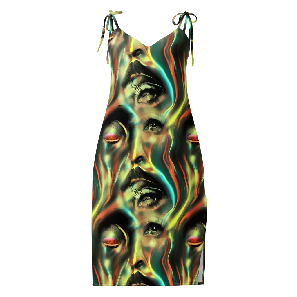 Newtonian Visage on Slip Dress — Front