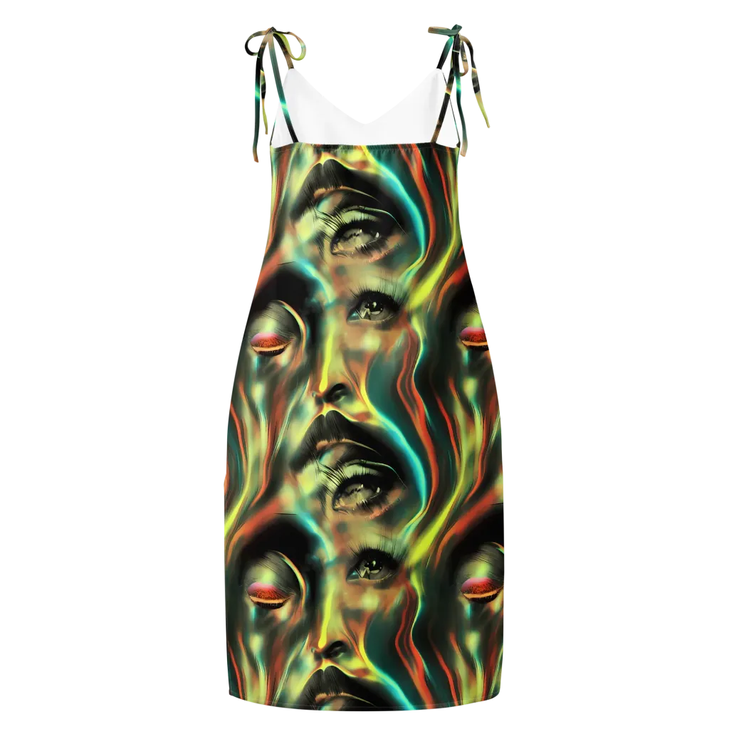 Newtonian Visage on Slip Dress — Back