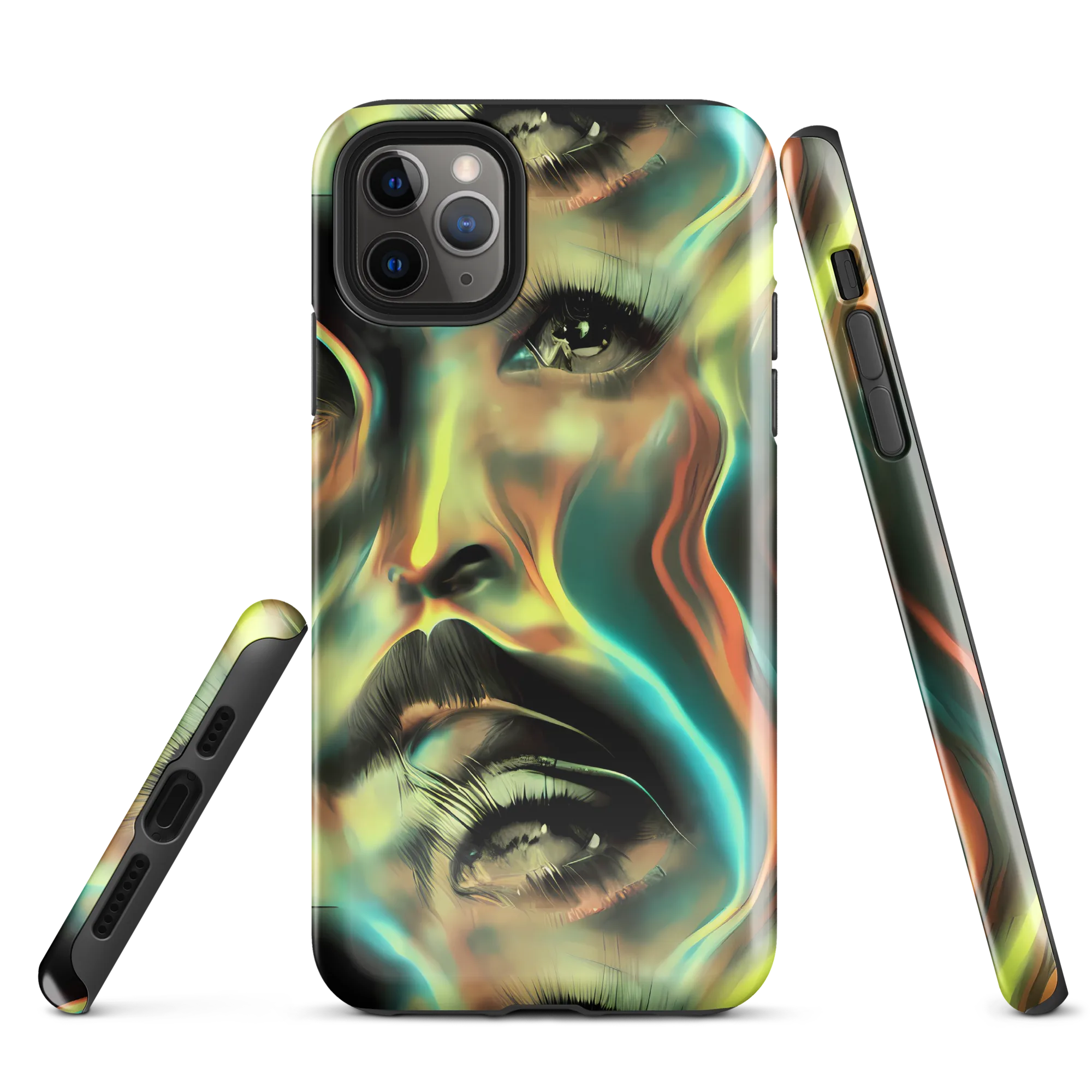 Newtonian Visage on Tough Case for iPhone® — Front