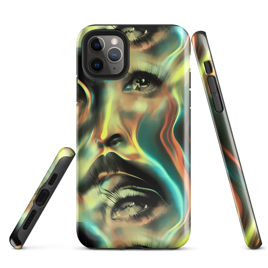Newtonian Visage on Tough Case for iPhone® — Front