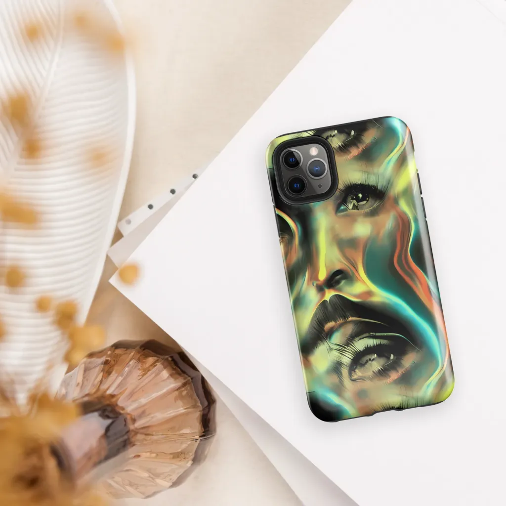Newtonian Visage on Tough Case for iPhone® — Front