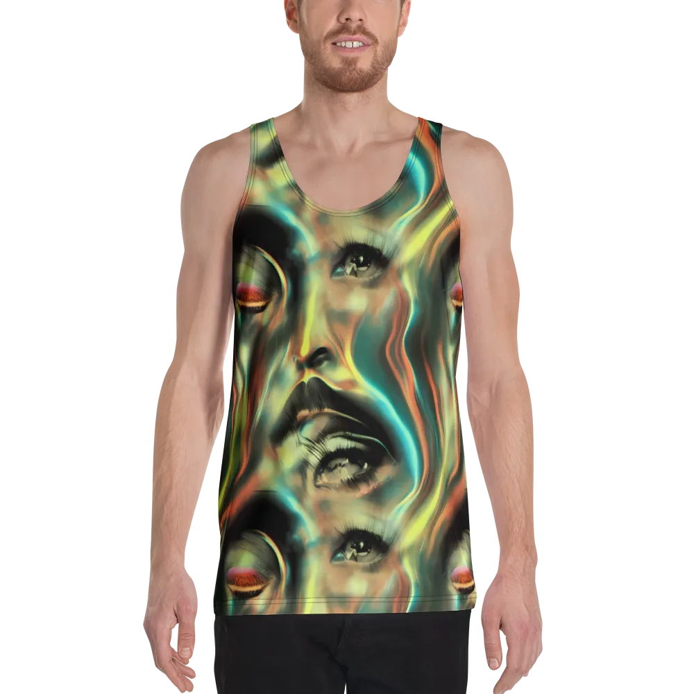 Newtonian Visage on Men's Tank Top — Front