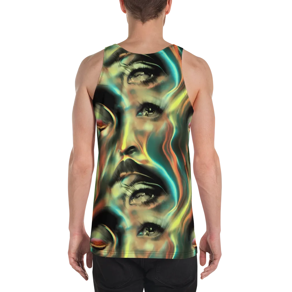 Newtonian Visage on Men's Tank Top — Back