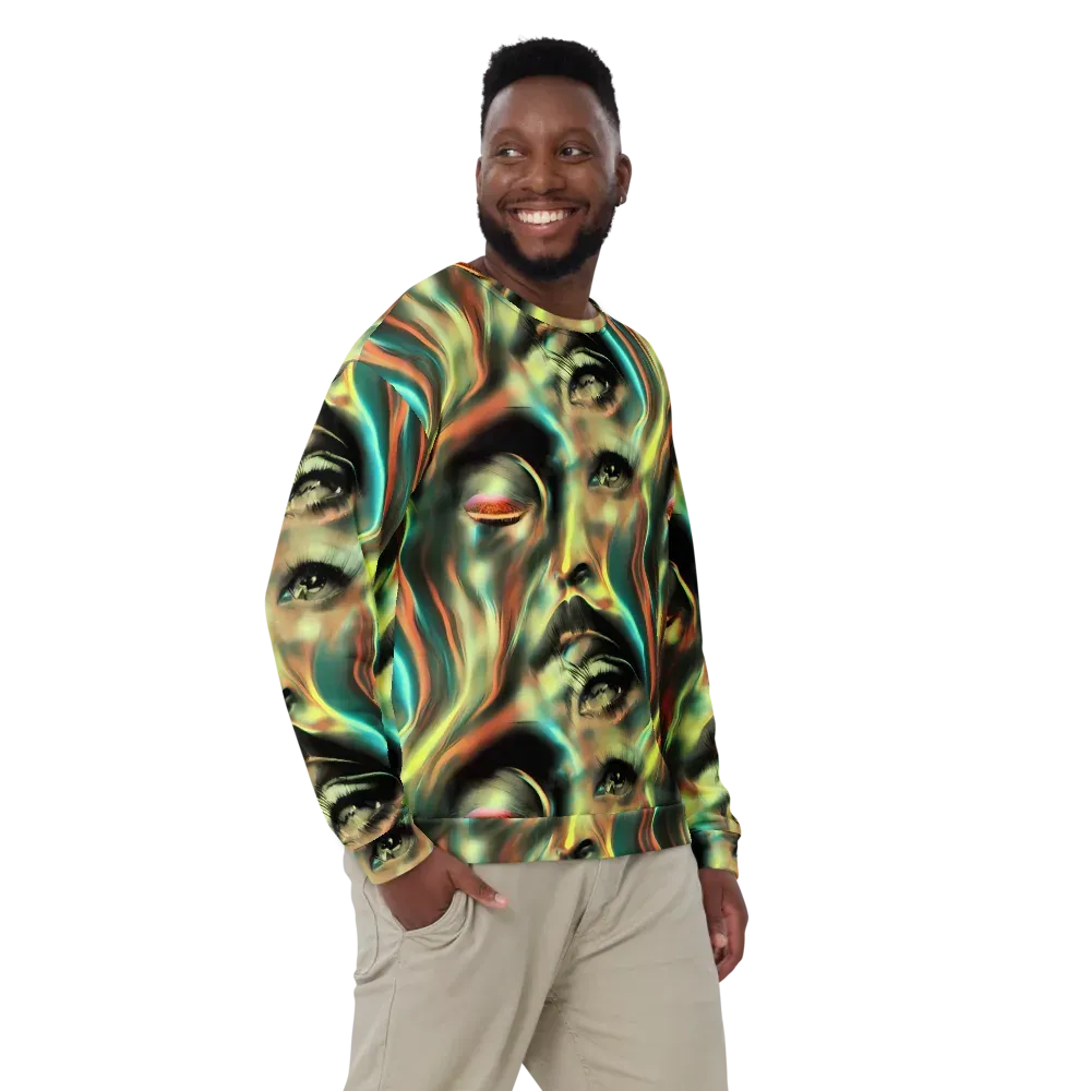 Newtonian Visage on Sweatshirt — Front