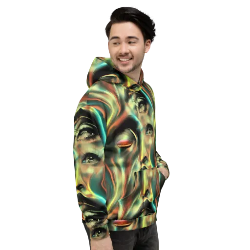 Newtonian Visage on a Hoodie